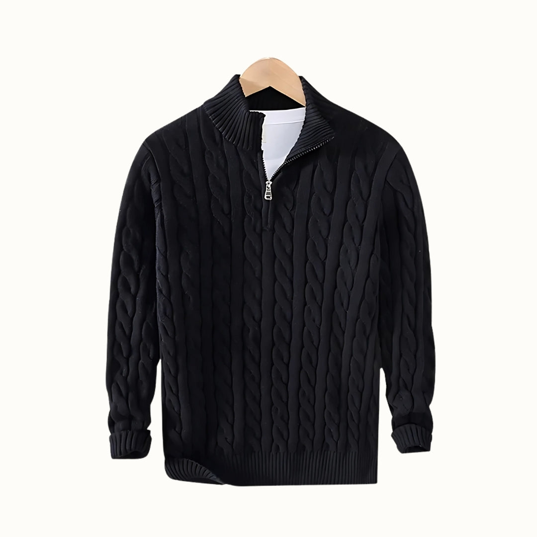 Pull Tressé Saint-Jean - 100% Coton