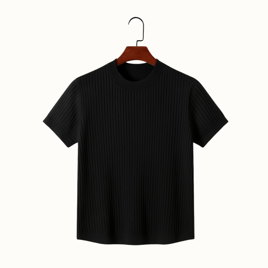 T-shirt Côtelé Épure