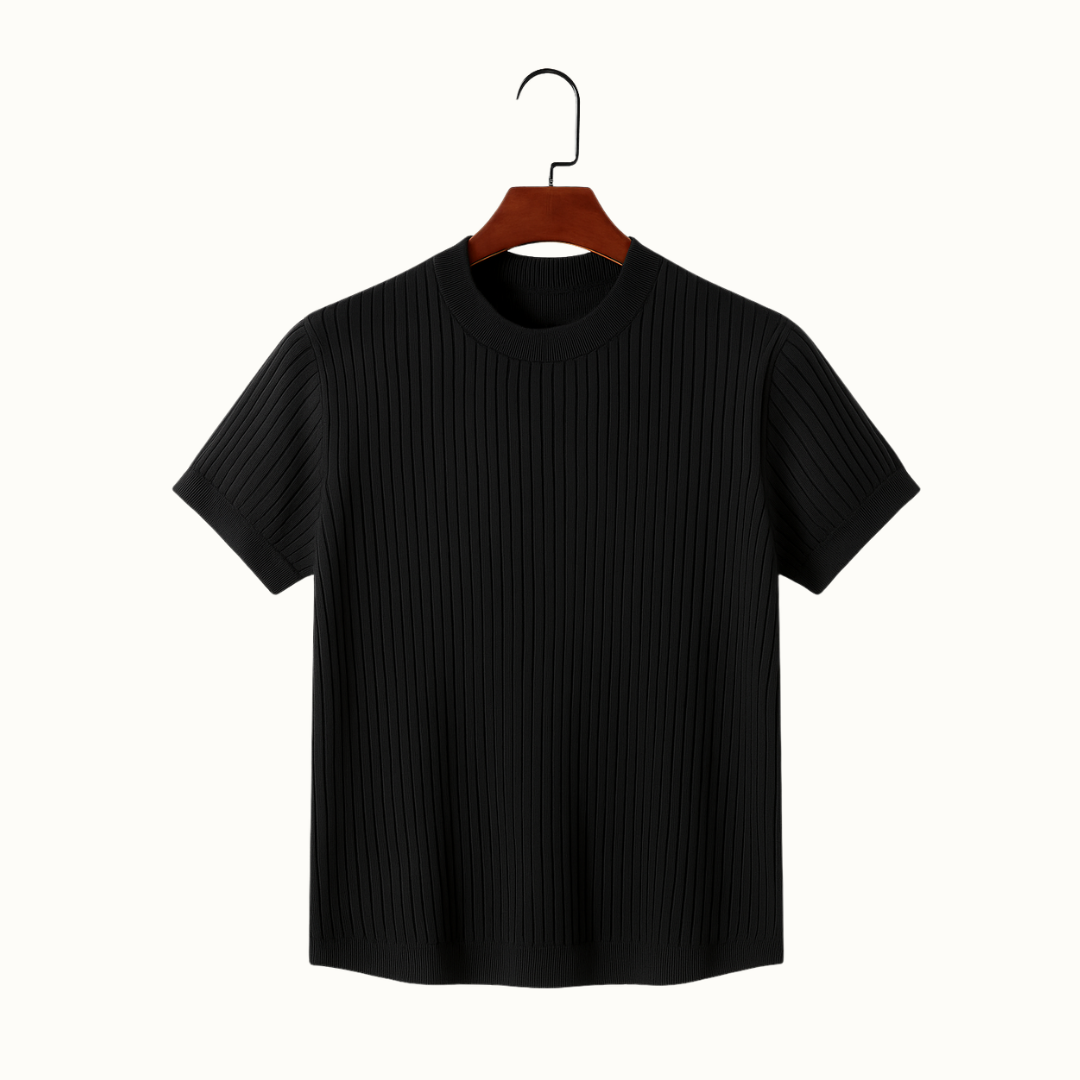 T-shirt Côtelé Épure