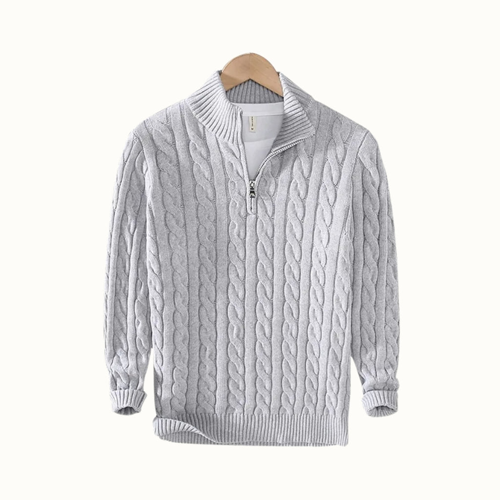 Pull Tressé Saint-Jean - 100% Coton