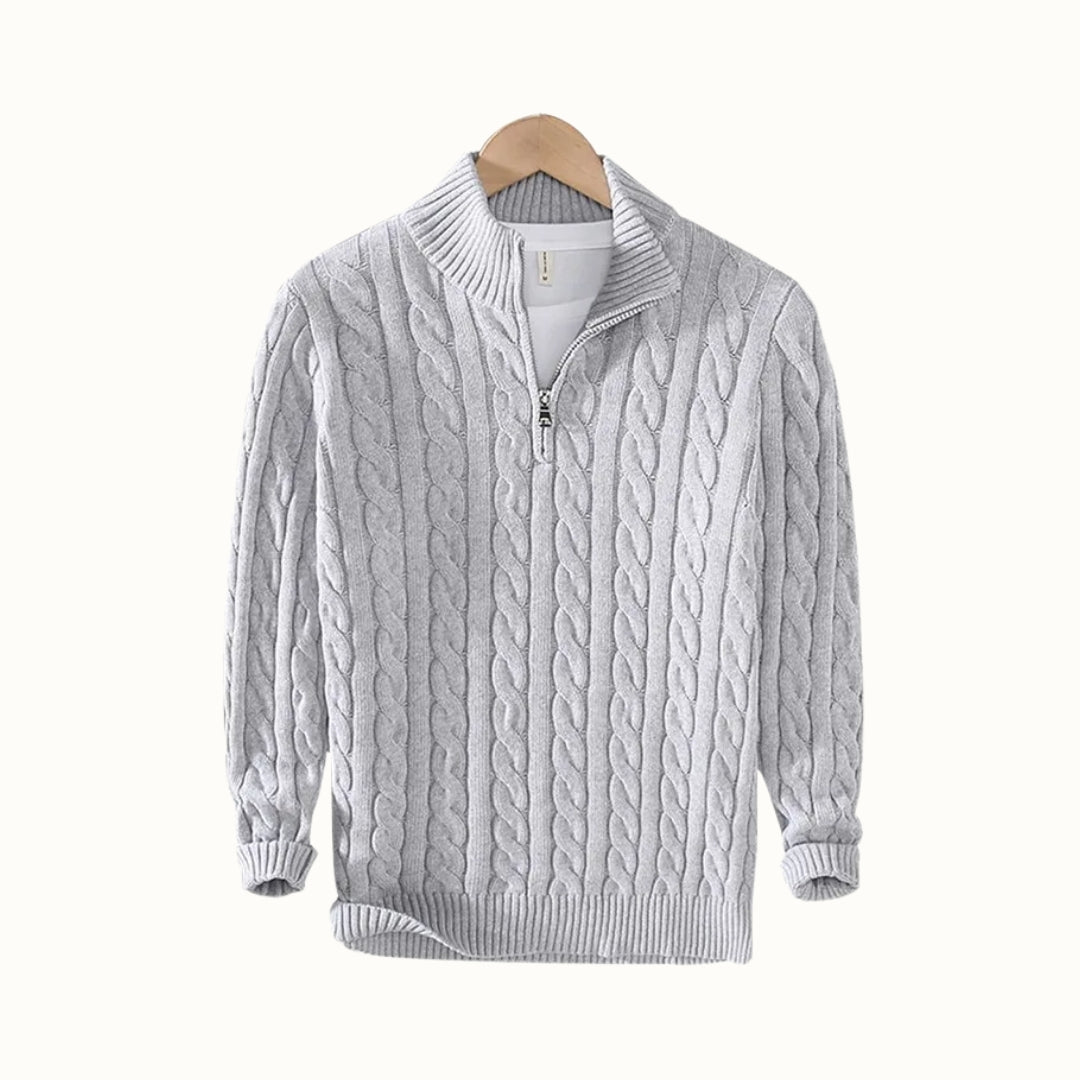 Pull Tressé Saint-Jean - 100% Coton