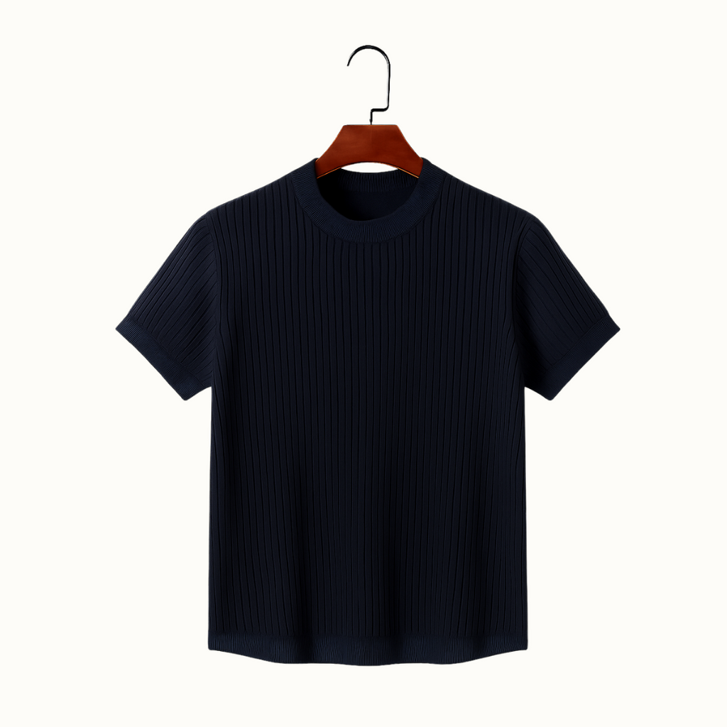 T-shirt Côtelé Épure