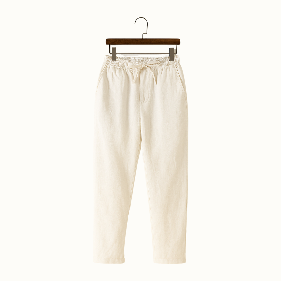 Pantalon Lin Riviera - Coupe Droite