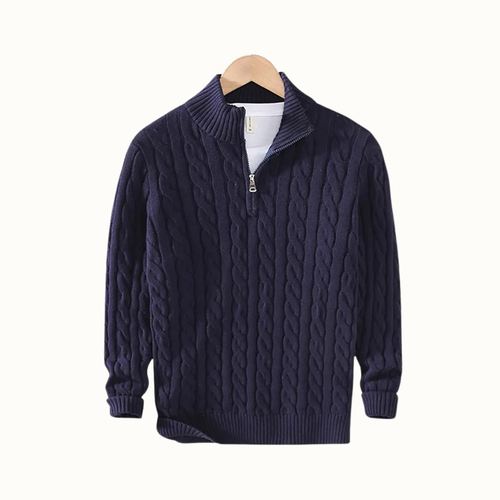 Pull Tressé Saint-Jean - 100% Coton