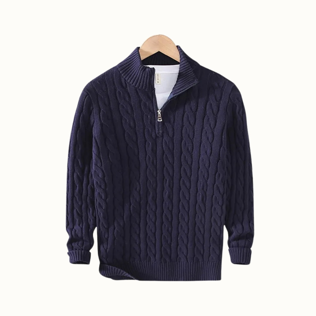 Pull Tressé Saint-Jean - 100% Coton
