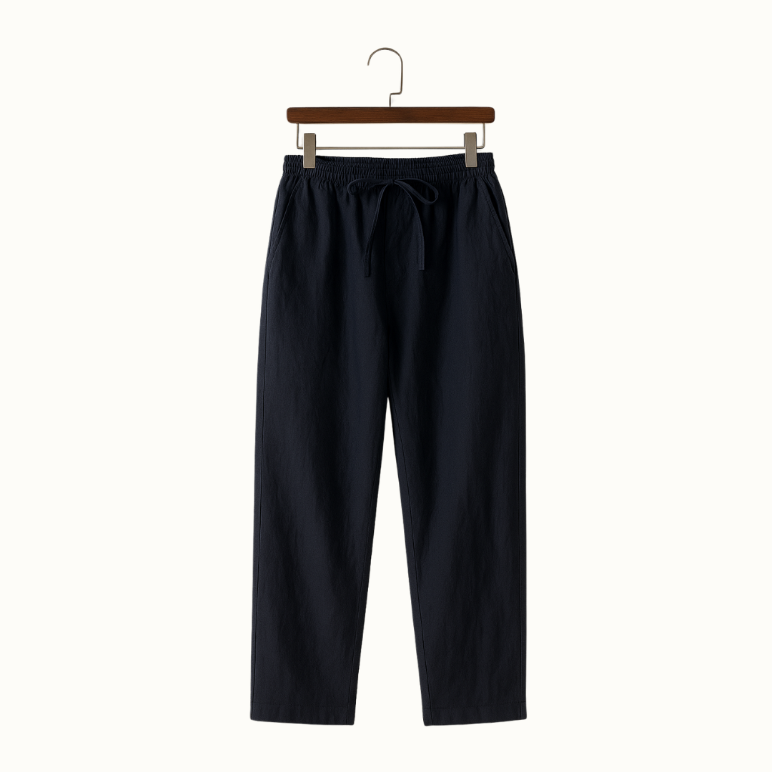 Pantalon Lin Riviera - Coupe Droite