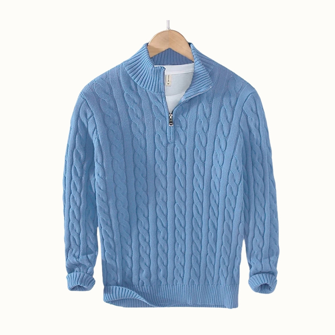 Pull Tressé Saint-Jean - 100% Coton