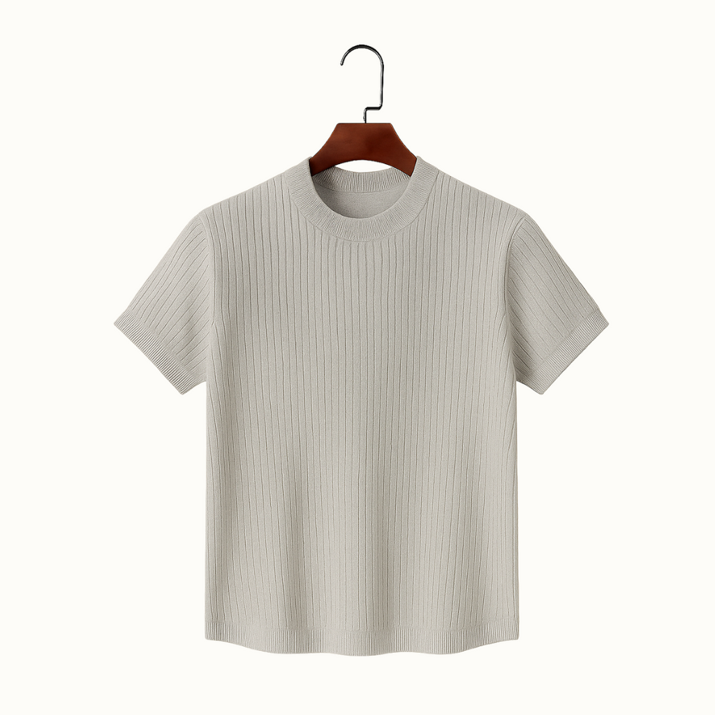 T-shirt Côtelé Épure