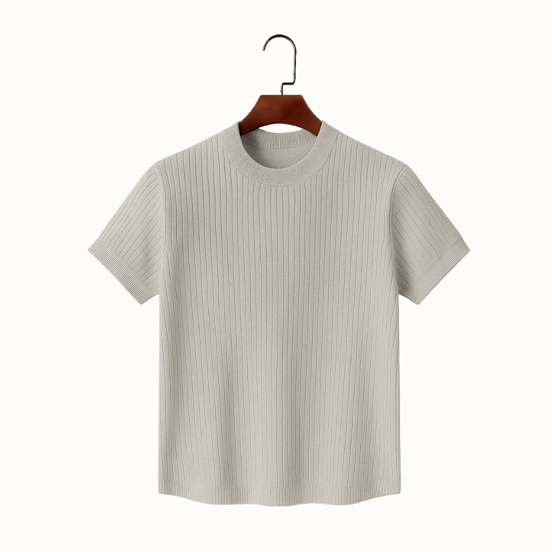 T-shirt Côtelé Épure