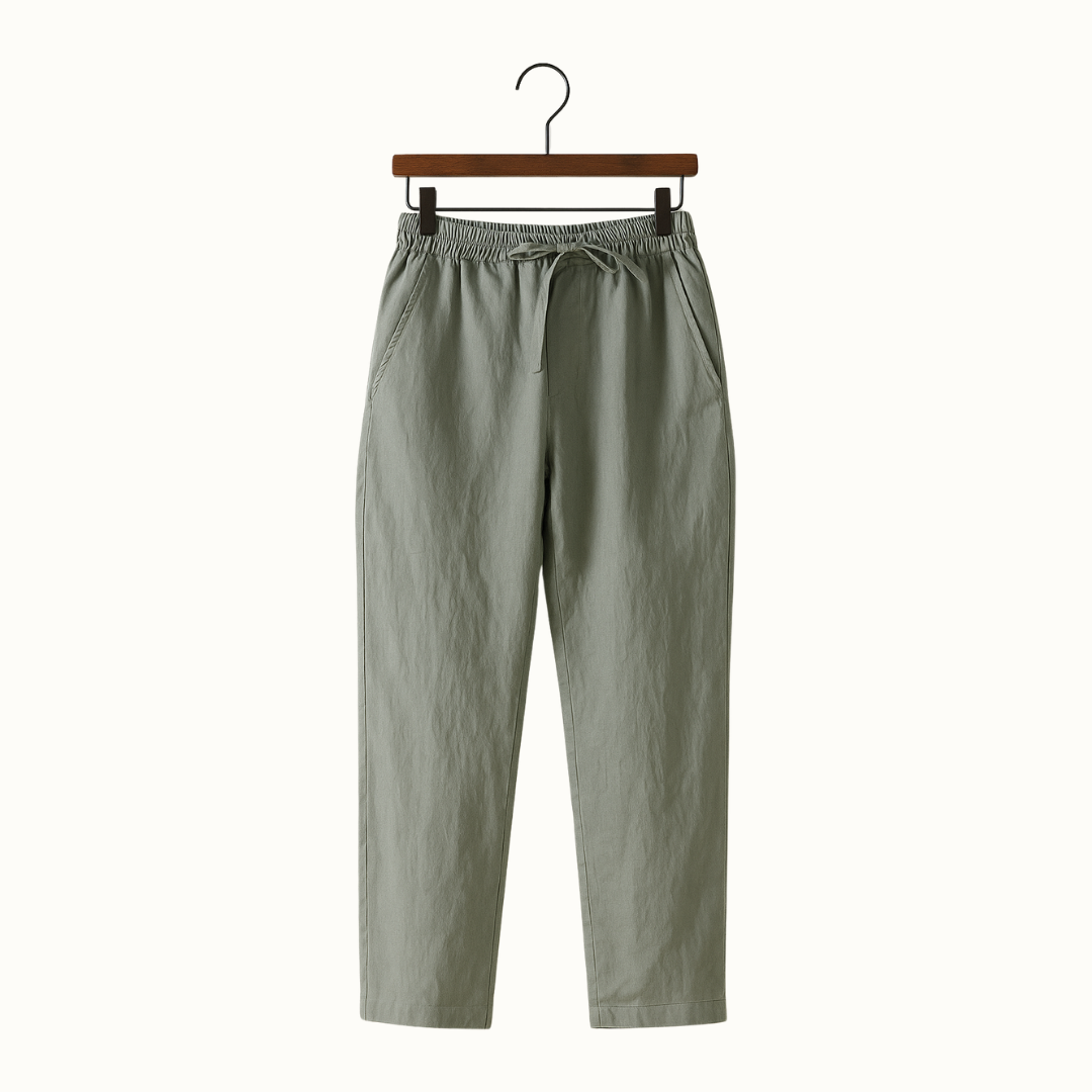 Pantalon Lin Riviera - Coupe Droite