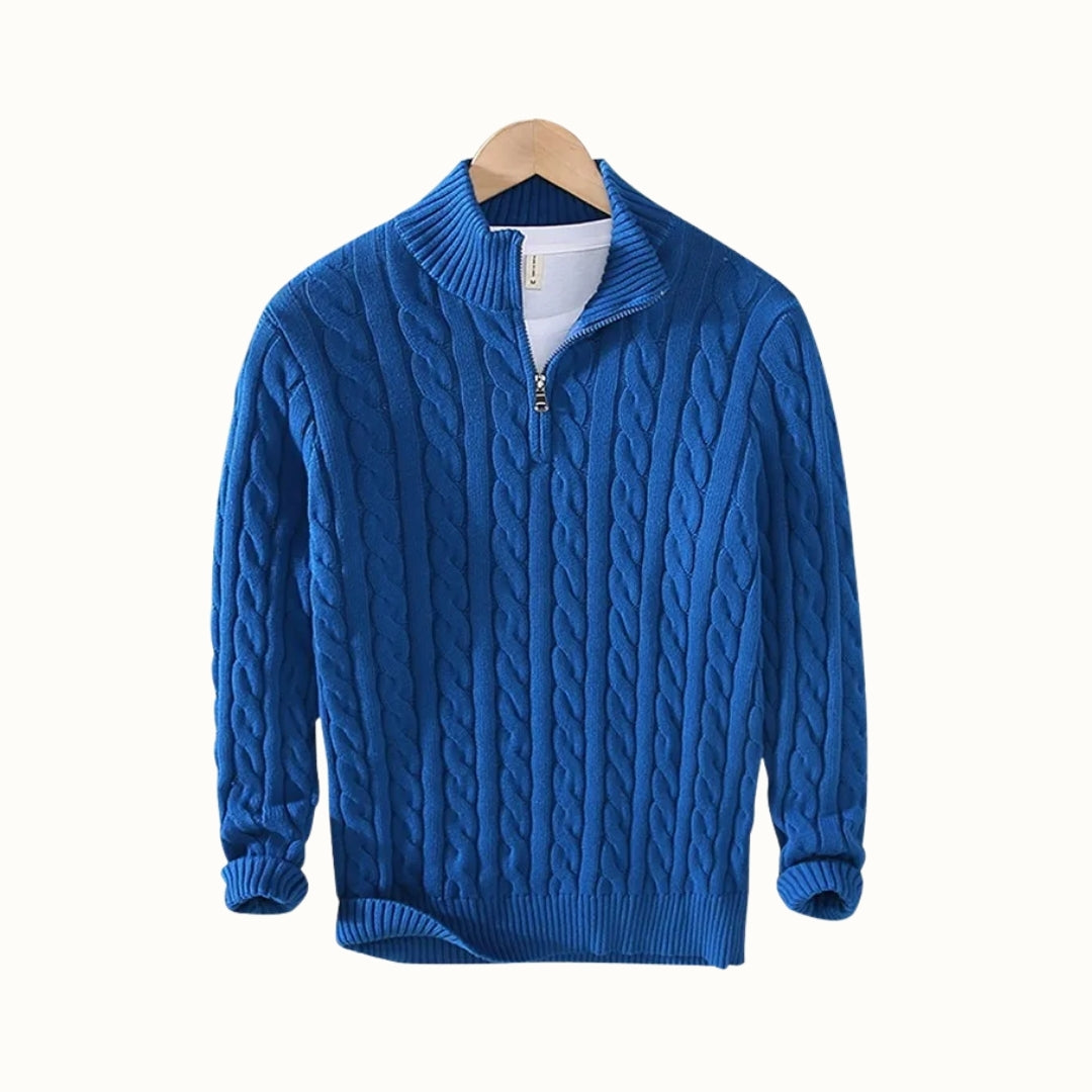 Pull Tressé Saint-Jean - 100% Coton