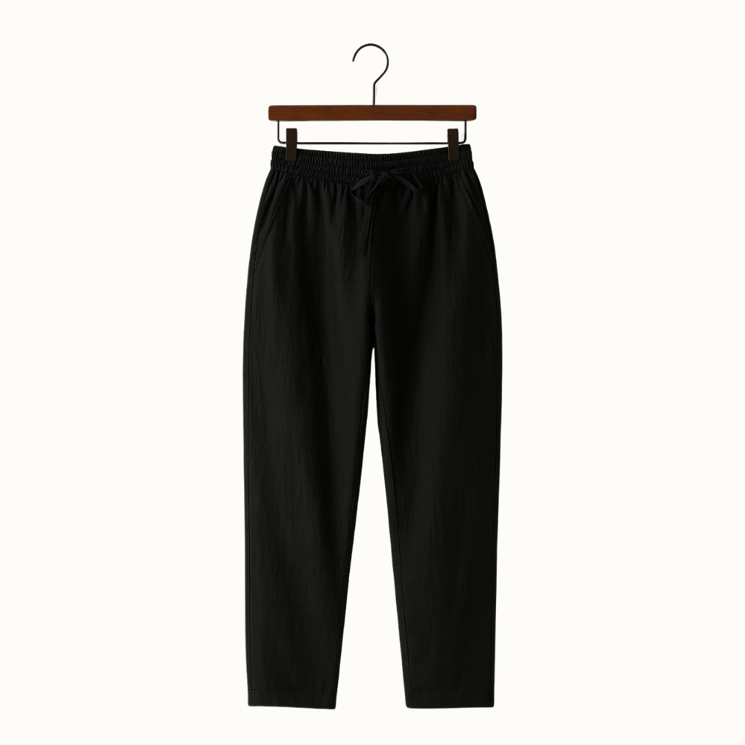 Pantalon Lin Riviera - Coupe Droite